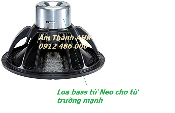 Loa bass từ Neo cho từ trường mạnh mẽ