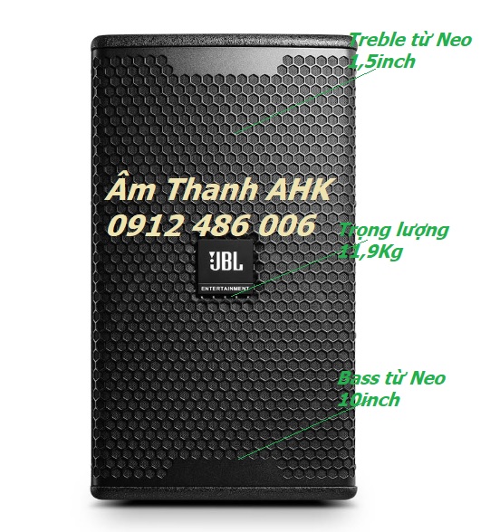 Loa karaoke JBL KP6010G2 có bass từ Neo 10inch và treble từ Neo 1,5inch