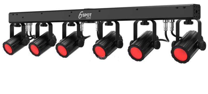 Hệ thống đèn sân khấu Spot Chauvet DJ 6SPOT RGBW 6 x 9W RGBW
