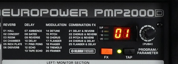 Mixer liền công suất Behringer PMP2000D chuyên nghiệp