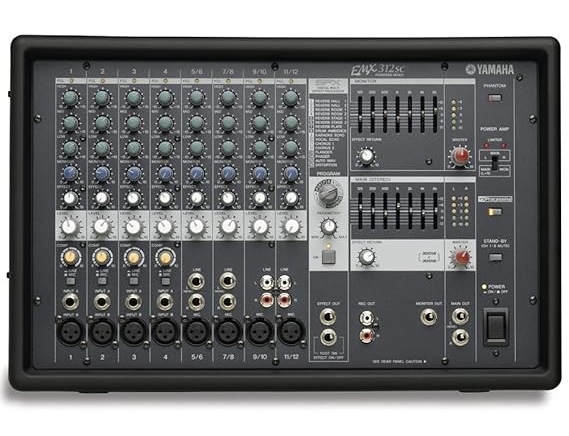 Mixer kèm công suất Yamaha EMX312SC chính hãng