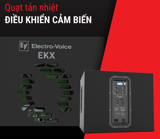 Loa siêu trầm Electro- Voice EKX-15SP quạt tản nhiệt