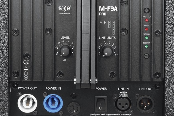 Loa SE Audiotechnik M-F3A Pro tích hợp bộ xử lý DSP