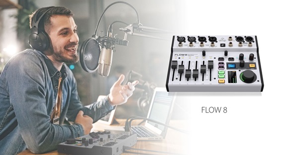 Bàn mixer Behringer Flow 8 hiện đại
