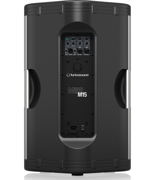 Mặt sau Loa Full liền công suất Turbosound M15
