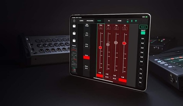 Mixer Allen & Heath CQ-20B điều khiển linh hoạt