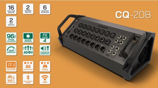 Mixer Allen & Heath CQ-20B hiệu suất cao
