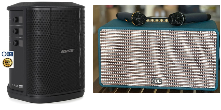 So sánh loa OBTpro Compact 6.5 với loa Bose S1 Pro Plus