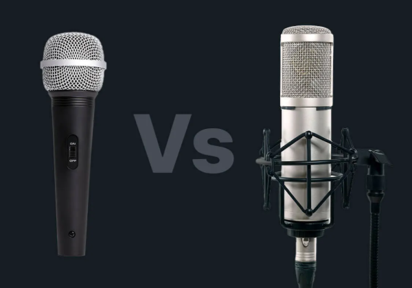 Phân biệt micro thu âm nhạc cụ và micro thường